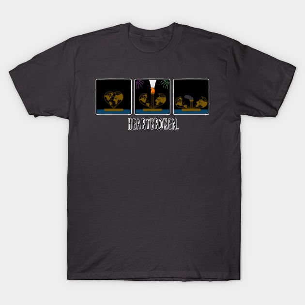 IllumiNations - Heartbroken T-Shirt by brkgnews